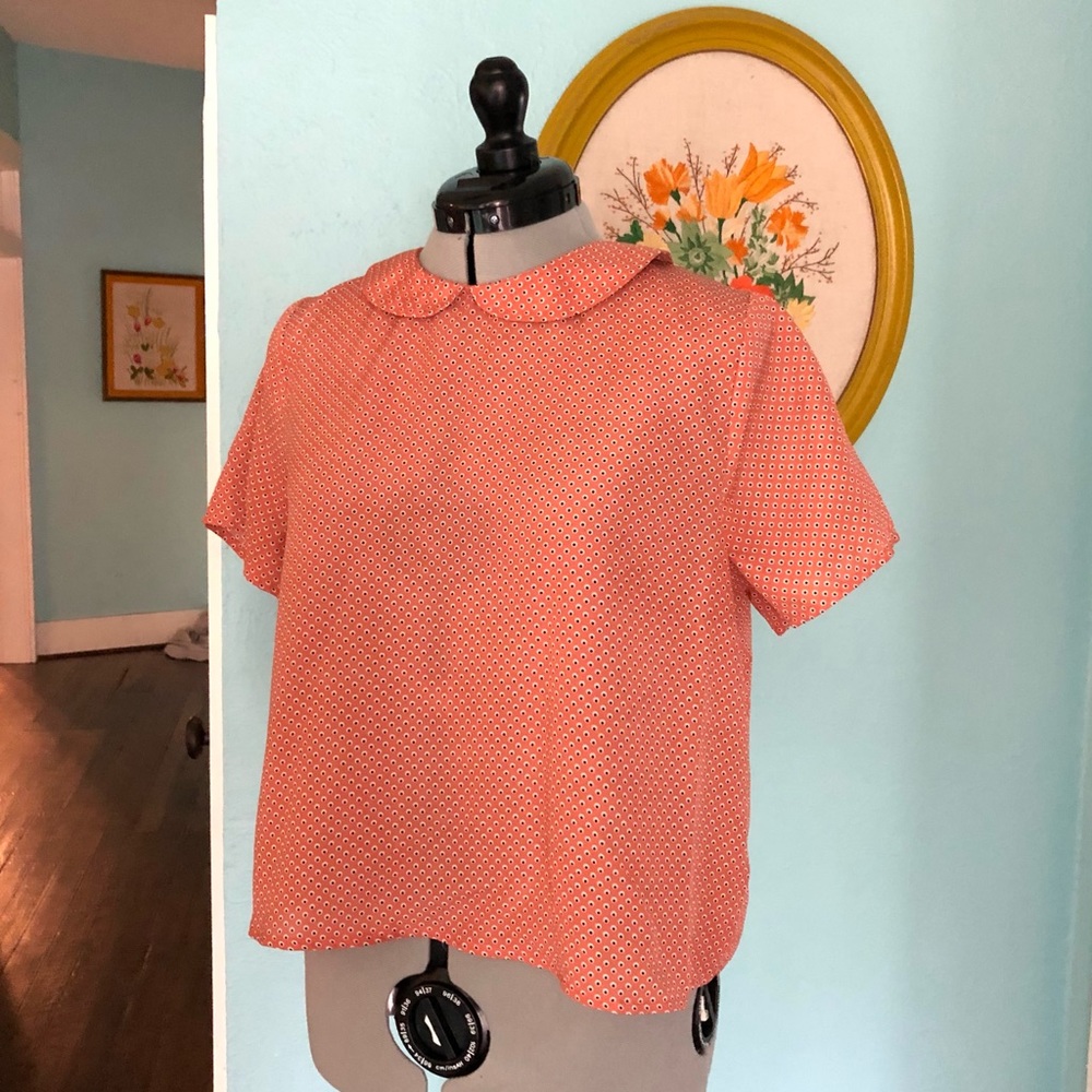 Forever 21 Exclusive M polka dot blouse